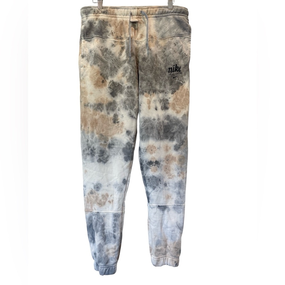 NIKE Sportswear Club Tie-Dye Fleece Joggers Blue Ashen Slate Size S NWOT
